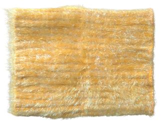 Dolce & Gabbana Womens Yellow Polyester Mohair Fiber Neck Wrap Scarf