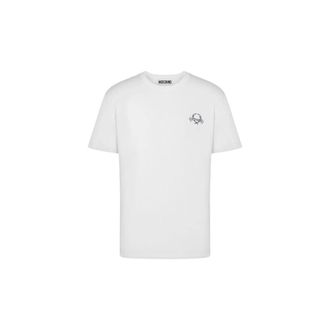 Moschino T-shirt Laurel Crown Logo - Tops - unisex - Blanco - M