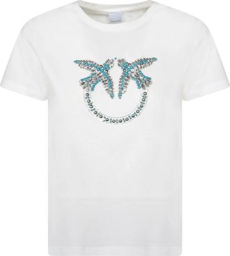 Pinko Quentin T-shirt - Dames - T-shirts - Wit - S - Tops