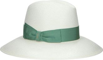 Borsalino Hats, female, White, Size: M Fine Panama Wide Brim Hat