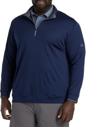 adidas Big & Tall 1/4-Zip Performance Pullover in Navy at Nordstrom, Size Xx-Large
