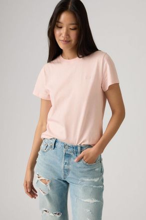 Levi's T-shirt con scollo a V Favorite - Donna - XL - Rosa / Crystal Pink