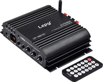 OEM Lepy Lp-168 Plus Bluetooth 2.1, Canal Ir, 2 X 45 W, 1 X 68 W, Amplificador Est&eacute;reo Digital Hi-fi Para Coche Con Usb, Reproductor Mp3, Mp4 Y Dvd, Luz L