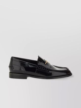 Alexander Wang shiny round toe loafers