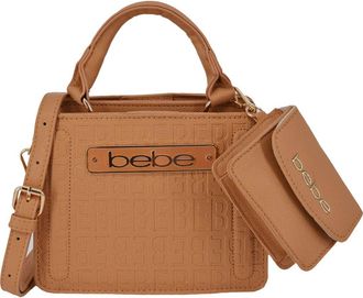 Bebe Thea Mini Satchel with Pouch in Camel at Nordstrom Rack