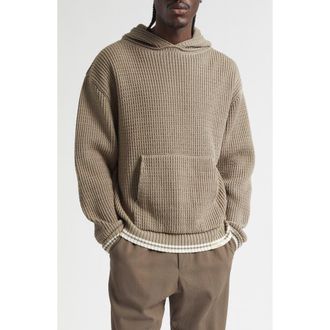 Golden Goose Journey Patrick Cotton Sweater Hoodie in Bistre at Nordstrom, Size Xx-Large