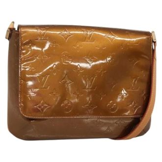 Louis Vuitton Tweedehands leren Louis Vuitton tassen - Dames - Pre-owned - Bruin - Maat: ONE Size Leer