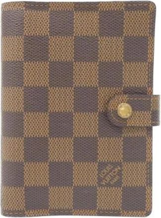 Louis Vuitton Pre-owned Agenda Damier Organizer - Dames - Vintage Accessoires - Bruin - ONE Size - Vintage