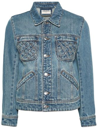 Zadig&Voltaire Kioka denim jacket - Blue