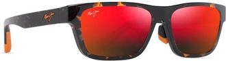 Maui Jim Keola Rm 628-10 - Heren - Zonnebrillen - Bruin - 57 MM - Nylon - Accessoires