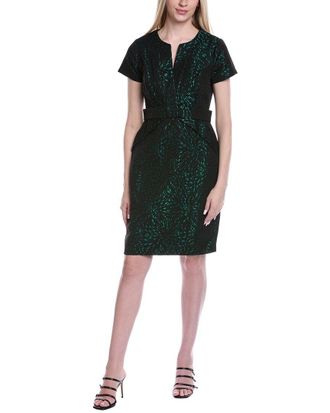 Shani Bar Shani Jacquard Sheath Dress