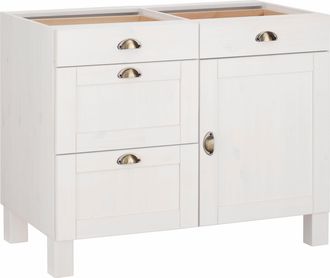 HOME AFFAIRE Unterschrank »Oslo« 100 cm breit, ohne Arbeitsplatte, 2 Schubkästen, 2 Auszüge