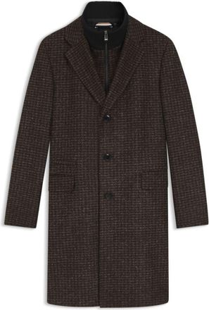 BOSS Detachable-inner coat in a slim fit