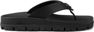 Prada Rubber Thong Sandals Shoes