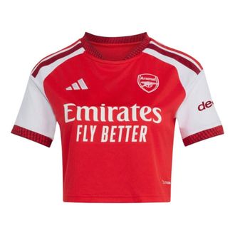 adidas (WMNS) adidas Arsenal FC 26/27 Home Cropped Asia Sizing Better Scarlet KB5586