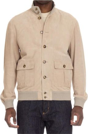 Valstar Modello Iconico Jacket - Heren - Leren en Su&egrave;de Jassen - Beige - 5XL - Leer - Jassen