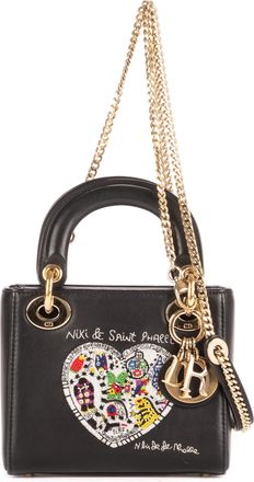 Dior Pre-owned Womens Ltd. Ed. Niki de Saint Phalle Lady Mini Shoulder Bag - Black - One Size