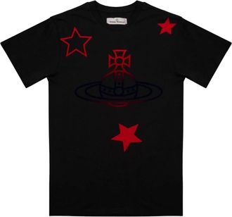 Vivienne Westwood Mujer, Camisetas, Negro, Talla: S