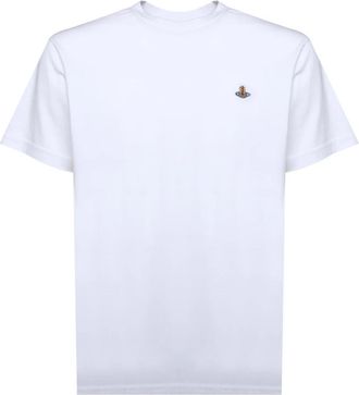 Vivienne Westwood Orb T-Shirt - Heren - T-shirts - Wit - L - Katoen - Tops