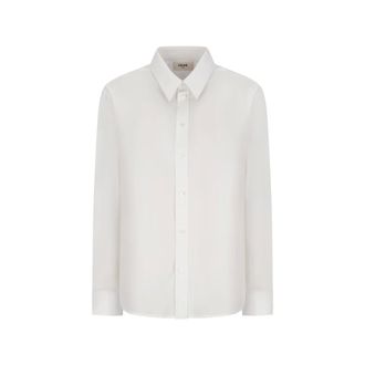 Celine Relaxed Shirt - female - CELINE - Shirts - White - M - Blouses & Shirts