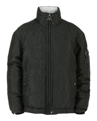 Ferragamo Abstract Print Quilted Jacket