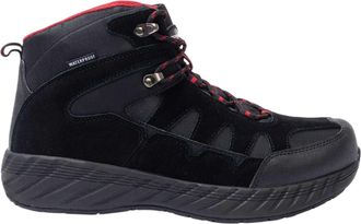 Donnay Heren Su&egrave;de Waterdichte Wandelschoenen (Zwart/Rood)