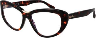 Max Mara Stijlvolle bruine optische frames voor vrouwen - Dames - Brillen - Bruin - ONE Size - Accessoires