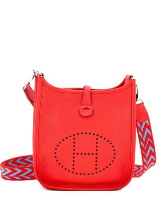 Herm&egrave;s Evelyne Bag Gen III Maurice TPM crossbody bag - women - Calf Leather/Leather - One Size - Red