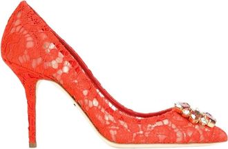 Dolce & Gabbana Dames, Schoenen, Rood, Maat: 35 1/2 EU Katoen