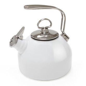 Chantal Classic Enamel-on-Steel Teakettle, 1.8 quart in White at Nordstrom