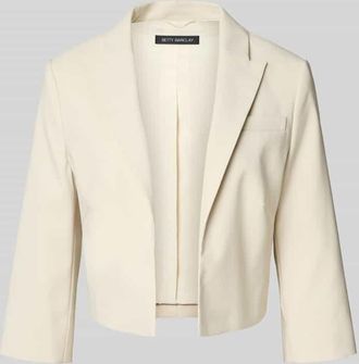 Betty Barclay Cropped Blazer mit 3/4-Arm in Sand, Gr&ouml;&szlig;e 38