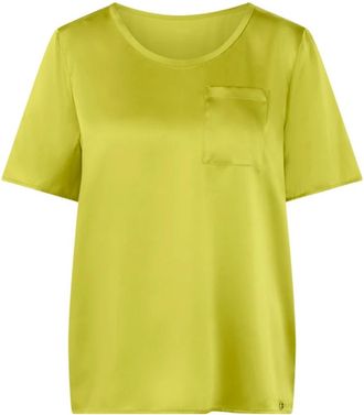 Marc Cain Overhemden, Dames, Groen, M, Losvallend Shirt