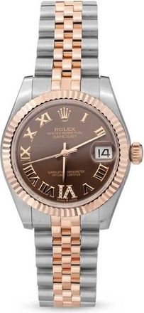 Rolex Pre-owned Rolex Datejust Automatic Brown Dial Unisex Watch 278271 BRRJ