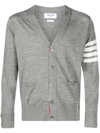 Thom Browne Strickjacke mit V-Ausschnitt