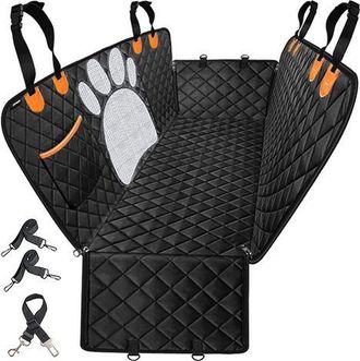 OEM Fundas Para Asientos De Coche Para Perros, Protector De Coche Para Perros Con Bolsillo De Almacenamiento, Protector Impermeable Para El Asiento Traser
