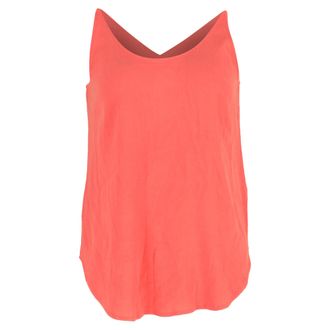 BA&SH Ba&sh Figue Tanktop in oranje viscose