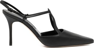 Manolo Blahnik Womens Minia Pumps In Black