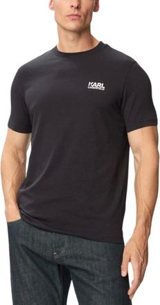 Karl Lagerfeld Hombre, Camisetas, Azul, Talla: L