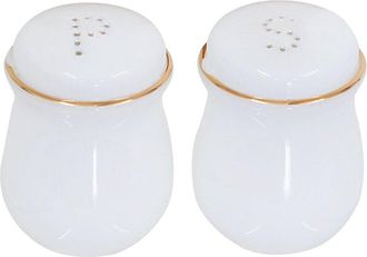 Barski Salt & Pepper Shakers With Rim