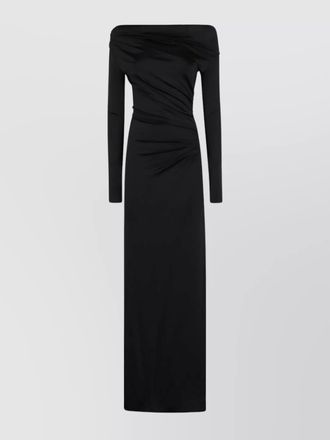 Victoria Beckham draped off-shoulder maxi dress