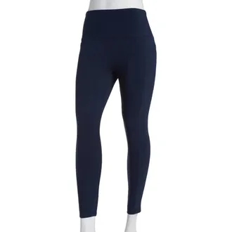 RBX Leggings Womens Navy Blue Stretch Pocket Skinny Leg Activewear DSGL518