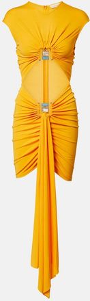 CHRISTOPHER ESBER Bezel Quartz Disconnect jersey minidress
