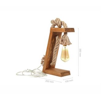 OZAIA Lampada da tavolo, lampada da comodino, luce da soggiorno Lamp 1 x E 27 Max 40 W