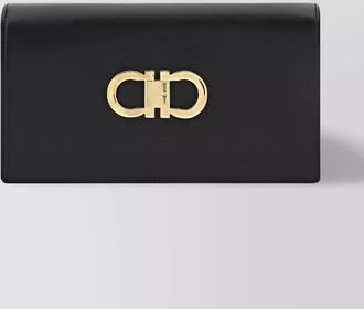 Ferragamo rectangular calfskin clutch bag