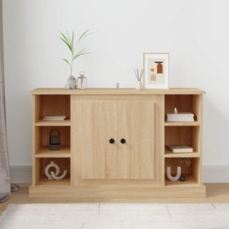 vidaXL Vidaxl - Aparador De Madera Contrachapada Roble Sonoma 100x35,5x60 Cm
