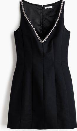 H&M Kleid mit Strassverzierung - Schwarz