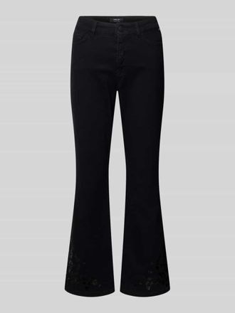 Marc Cain Flared Jeans mit 5-Pocket-Design in Black, Gr&ouml;&szlig;e 38