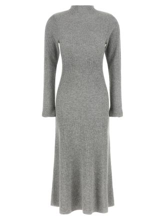 Fabiana Filippi Virgin Wool Midi Womens Dress