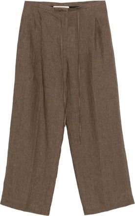 R&oacute;he Drawstring Pleat Trousers