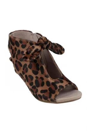 GC SHOES Womens Print High Heels In Leopard